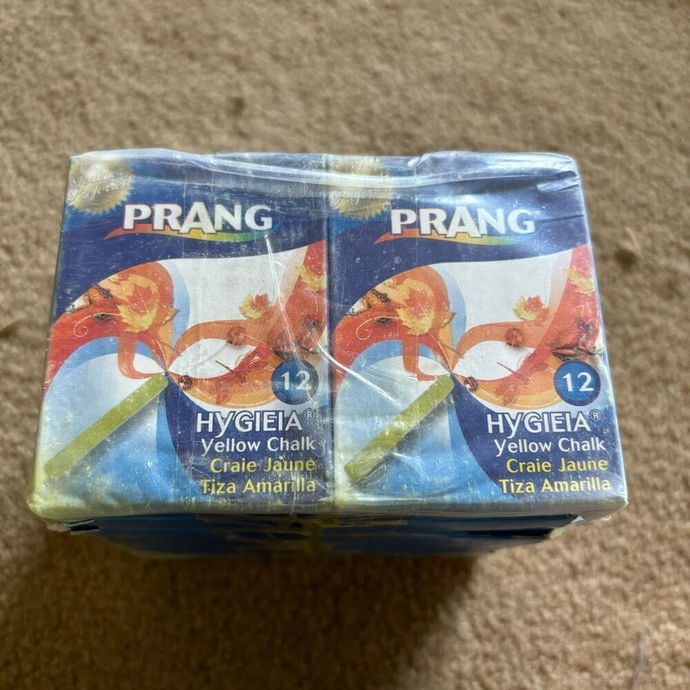 Prang Hygieia Yellow Chalk Pack Of 12